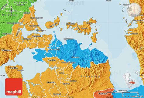 Political Map of Manukau