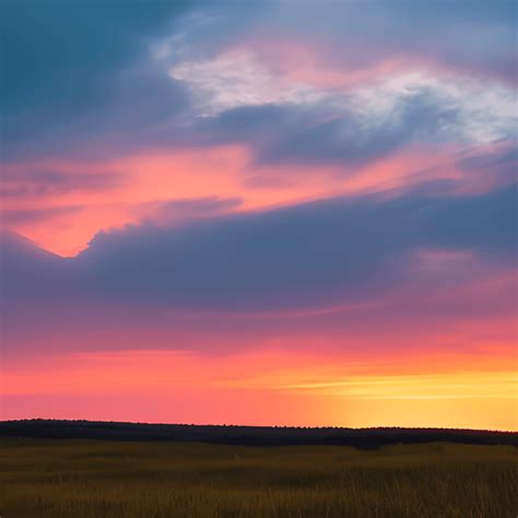 Prairie Sunset · Creative Fabrica