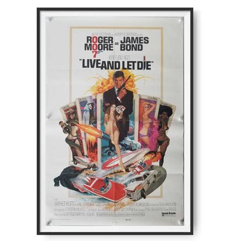 Live And Let Die (1973) US One Sheet Poster - Cinema Poster Gallery