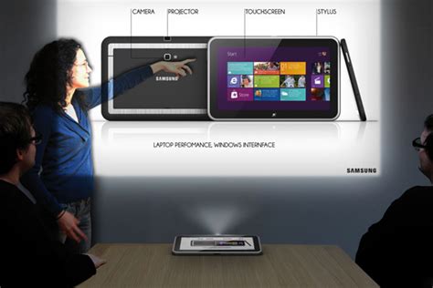 Samsung Galaxy One Tablet Features a Projector, Runs Windows 8 ...