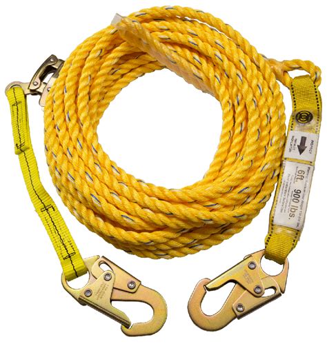 Guardian Poly Steel Rope Vertical Lifeline with Shock Pack - Columbia ...