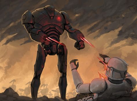 [Fanart] Battle Droids - How I wish they came across as : r/StarWars