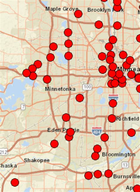 Map: Here's Where The Fatal Crashes Happened In Hennepin County ...