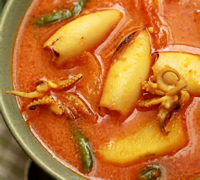 Resepi Sotong Masak Lemak Padang