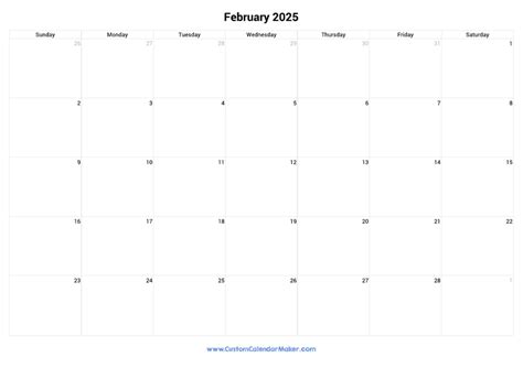 February 2025 Printable Calendar With Canadian Holidays