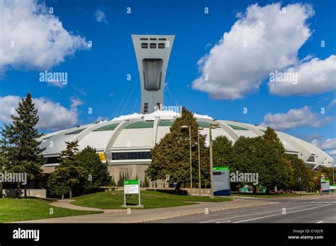 The Olympic Park and stadium in Montreal, Quebec, Canada Stock Photo ...