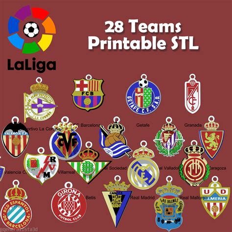 La Liga 28 teams printables and renderable - World Today News