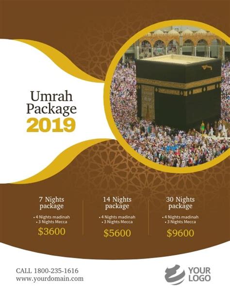 Umrah Package flyer Poster | PosterMyWall | Travel poster design, Flyer, Poster background design