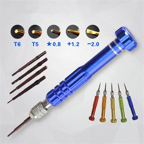 5 in 1 Screwdriver Set Phone Repair Screwdriver Kits Hand Tool Set Phone Opening For Iphone ...