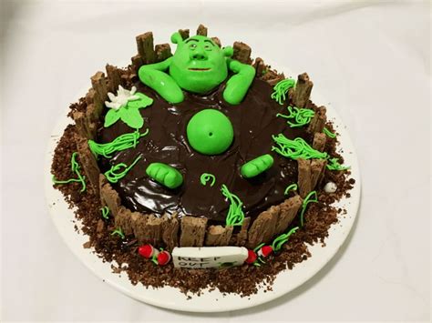 Shrek swamp mud bath cake | How to make cake, Cake, Desserts