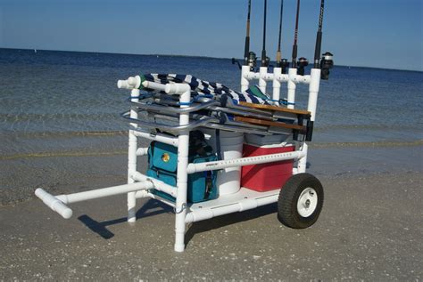 CartMakers Fishing Cart | Fishing cart, Fishing rod storage, Beach fishing cart