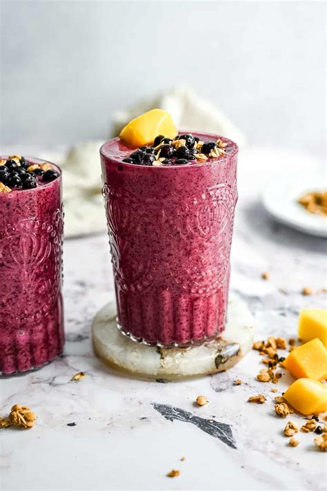 Blueberry Smoothie - All the Healthy Things