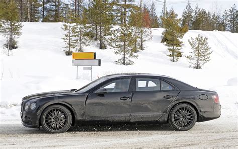 Spyshots: 2020 Bentley Flying Spur Hybrid Uncovered by Charging Port - autoevolution