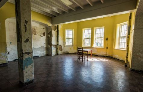 10. A well-lit former gathering room. Abandoned Asylums, Psychiatric Hospital, Gathering Room ...