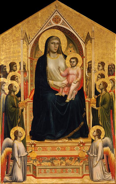 The Ognissanti Madonna Painting by Giotto