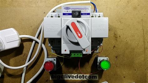 Generator Changeover Switch Diagram