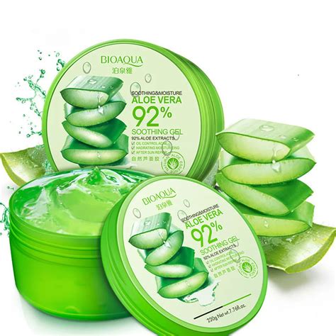 BIOAQUA Newest Hot Natural Aloe Vera Gel Face Mask Professional Skin Care Moisturizing Oil ...