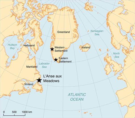 North Atlantic regions explored by the Norse LAM lies on the Northern ...