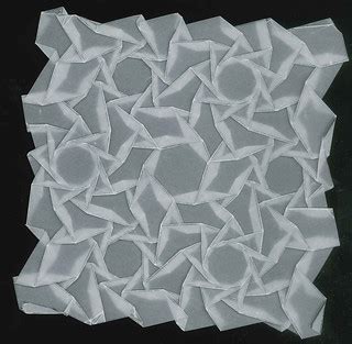 Nonagon star tiling | This origami tessellation is based on … | Flickr