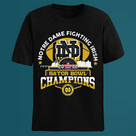 Notre Dame Fighting Irish 2022 Gator Bowl Champions shirt - POP shirt