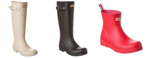 Hunter Rain Boots Up to 62% Off + Additional 10% Off + FREE Shipping