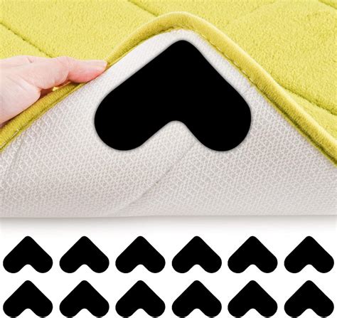 Amazon.com: 12 PCS Rug Pad Gripper, Reusable Washable Grippers for Rugs, Double Sided Rug ...