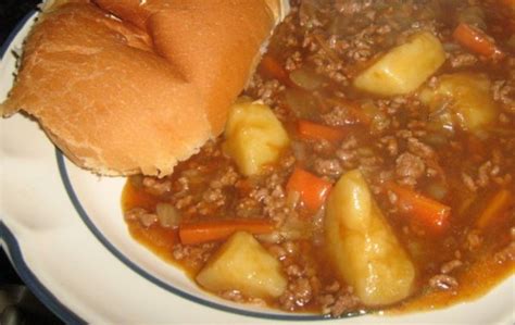 Recipe for the Best Ground Beef Minced Stew - Delishably