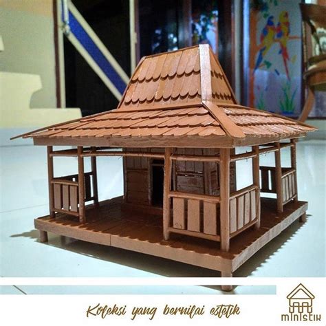 Cara Membuat Rumah Adat Jawa Timur Dari Stik Es Krim | rumah cantik menawan