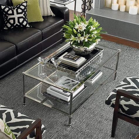 Glass Coffee Table Decor