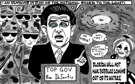 Ron Desantis Political Cartoon 87,000 National Guard IRS Nord Stream Pipeline NFT – Freelancer ...