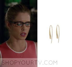 Arrow: Season 5 Episode 14 Felicity's Gold Bar Necklace | Shop Your TV