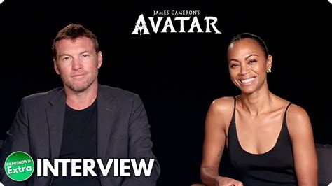 AVATAR (Re-Release) | Sam Worthington & Zoe Saldana Official Interview - YouTube