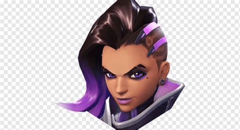 Characters of Overwatch Video game Sombra Characters of Overwatch, Overwatch Sombra, purple ...