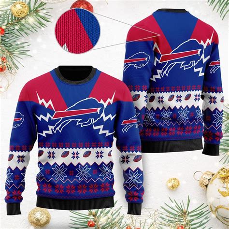 Buffalo Bills NFL Football Team 3D Christmas Ugly Sweater ...