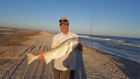 Surf Fishing Matagorda Beach Texas 22 miles of beach