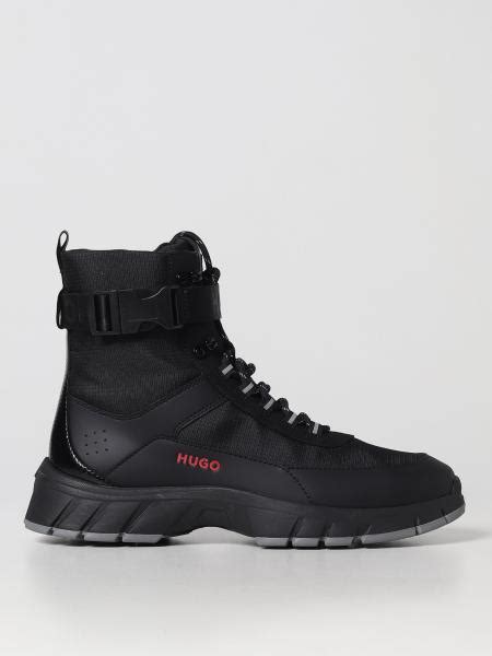 HUGO: boots for man - Black | Hugo boots 50480843 online at GIGLIO.COM