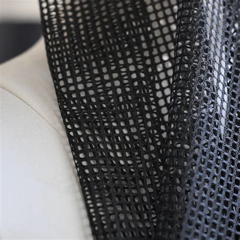 50CM *150CM fashion designer fabric black 3D Mesh fabric Lattice mesh ...