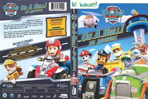 Paw Patrol: On a Roll! dvd cover (2016) R1