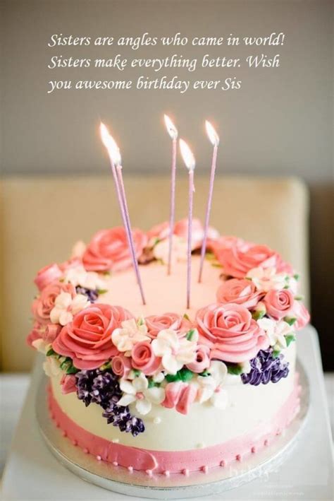 Birthday Cake Images With Wishes For Sister | Best Wishes