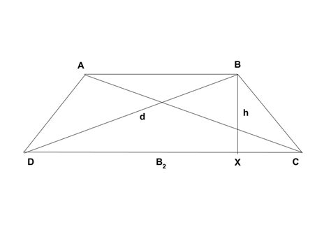 geometry - Given diagonals, lower base, and height, find the legs and ...