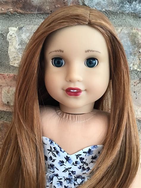 Katrina Custom OOAK American Girl Doll Red Hair Dark Blue Eyes | Etsy