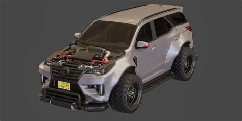 Fortuner Off Road Kit 3D model | CGTrader