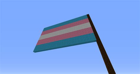 I made a trans flag on my friends Minecraft realm : r/traaaaaaannnnnnnnnns