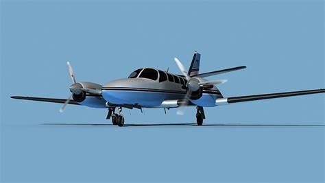 Cessna F406 Caravan II V12 3D model rigged | CGTrader