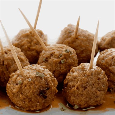 Pork Meatballs with Fresh Peach Dipping Sauce – Litethriive