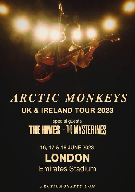 Arctic Monkeys - London Emirates Stadium 2023 Tour Poster | prints4u