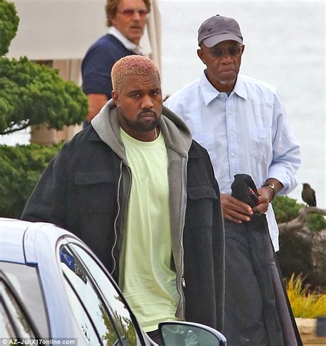 Kanye West is spotted during rare outing with dad Ray | Daily Mail Online