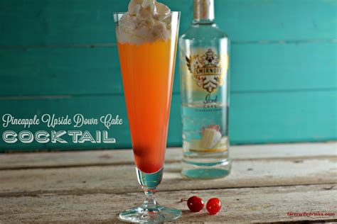 Pineapple Upside-Down Cake Cocktail - The Farmwife Drinks