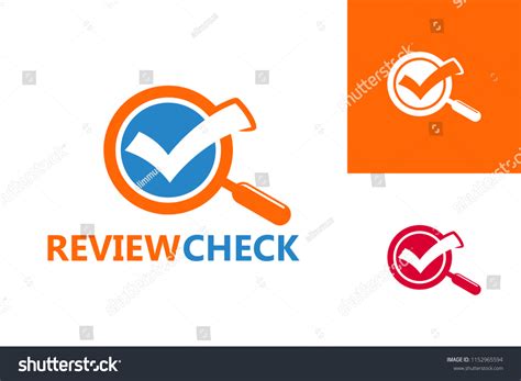 Review Check Logo Template Design Vector Stock Vector (Royalty Free ...