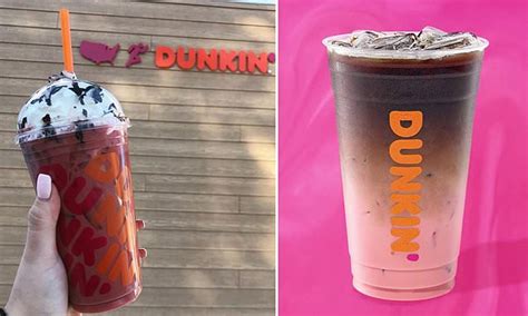 Dunkin' launches pretty new PINK velvet macchiato and latte in time for ...